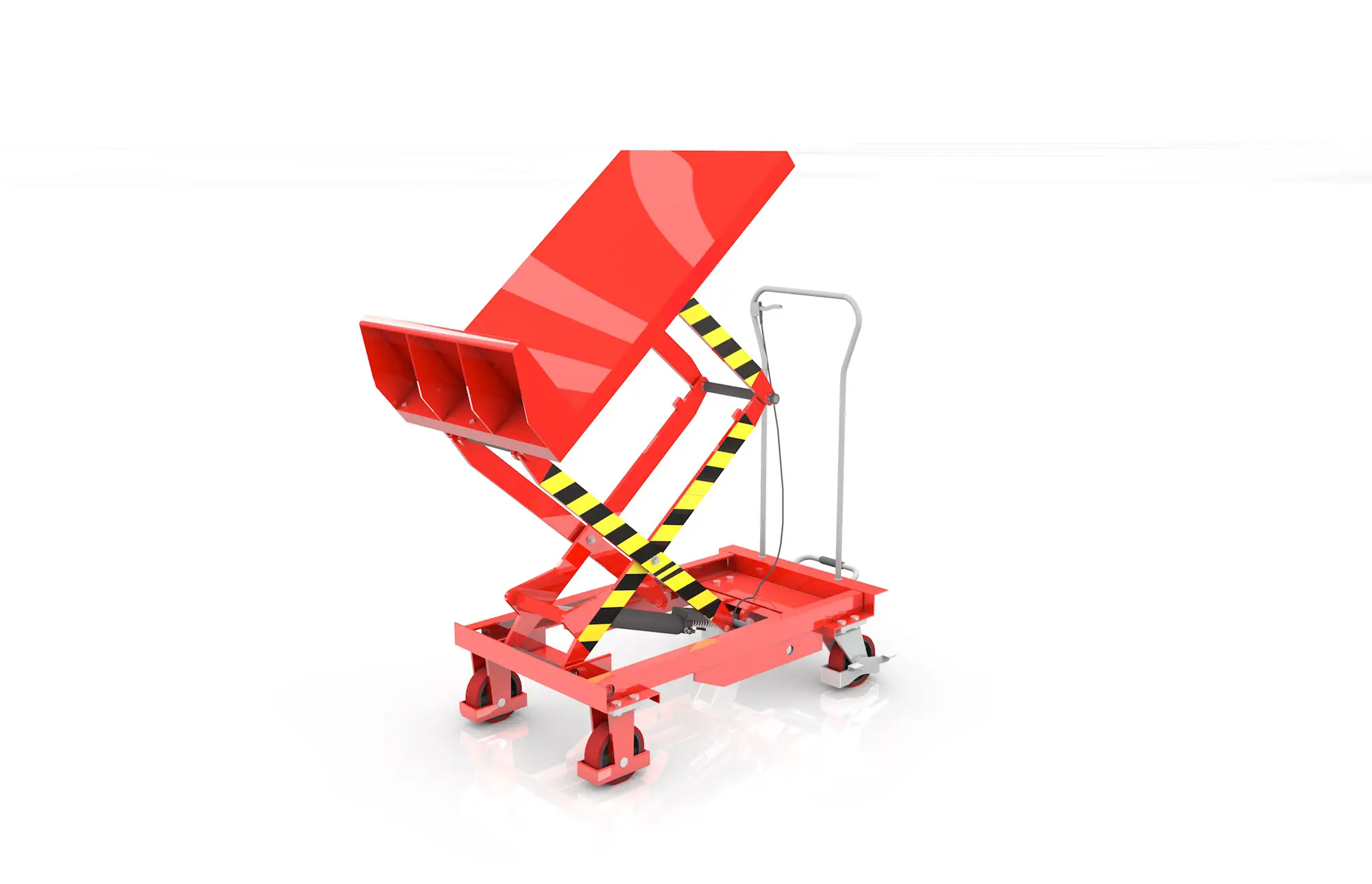 SMZ MHM-80 Manual Mobile Scissor Load Platform