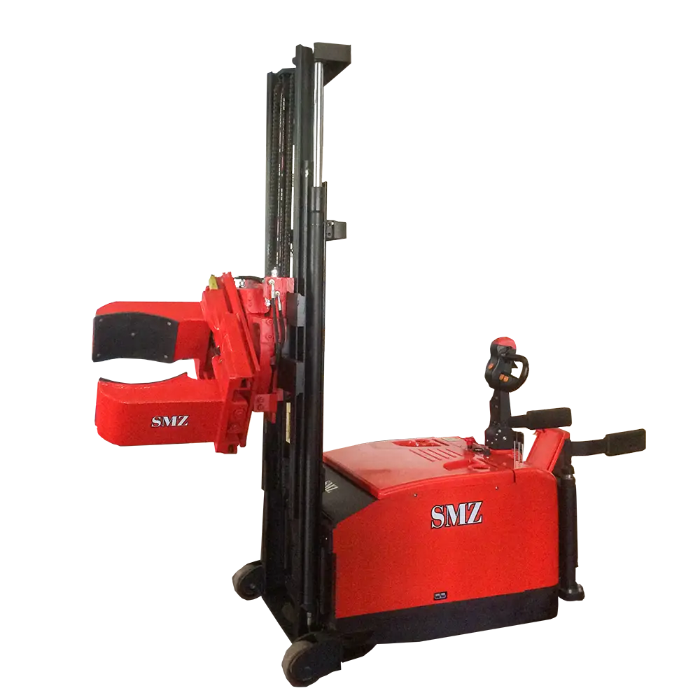 Battery Powered Balance-weighted Barrel Horizontal Turning Stacking Machine
